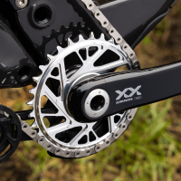 Burgtec 3mm Offset Thick Thin Chainring for SRAM 8-Bolt - 28T - Black, Burgtec Black