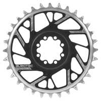 Burgtec 3mm Offset Thick Thin Chainring for SRAM 8-Bolt - 30T - Black, Burgtec Black