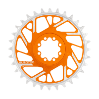 Burgtec 3mm Offset Thick Thin Chainring for SRAM 8-Bolt - 30T - Iron Bro Orange