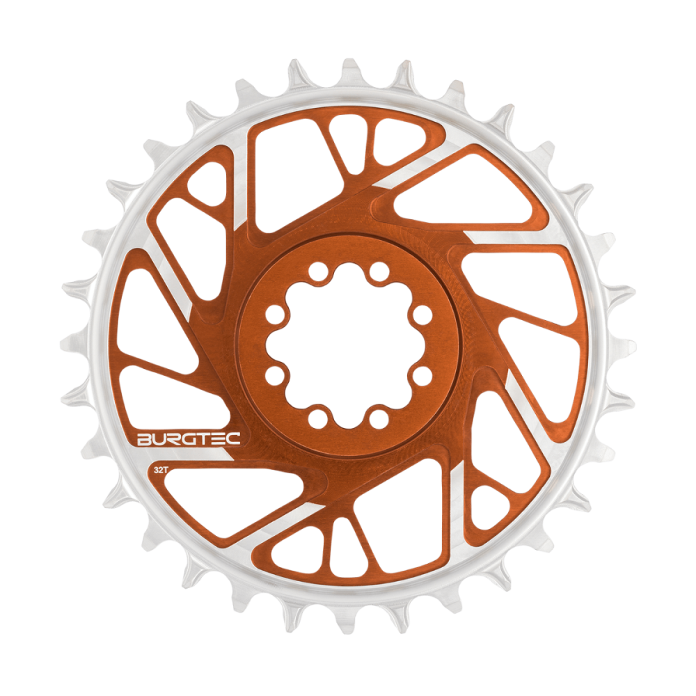 Burgtec 3mm Offset Thick Thin Chainring for SRAM 8-Bolt - 30T - Kash Bronze