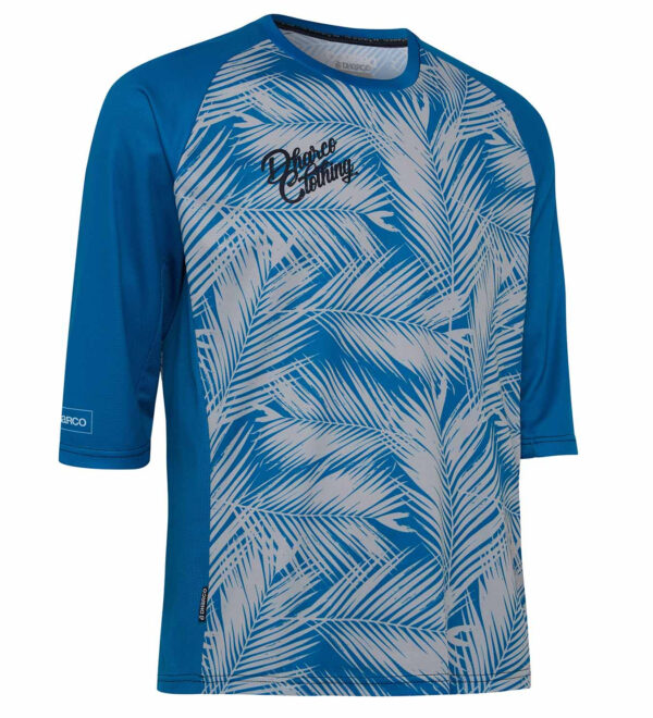 Mens 3/4 Sleeve Jersey | Blue Steel