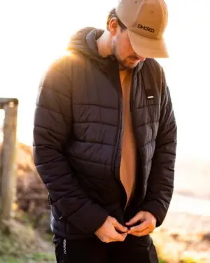 Mens Roam Puffer Jacket | Black